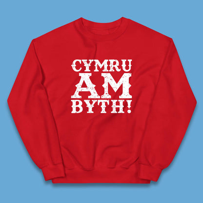 Childrens Wales Sweatshirt Rugby