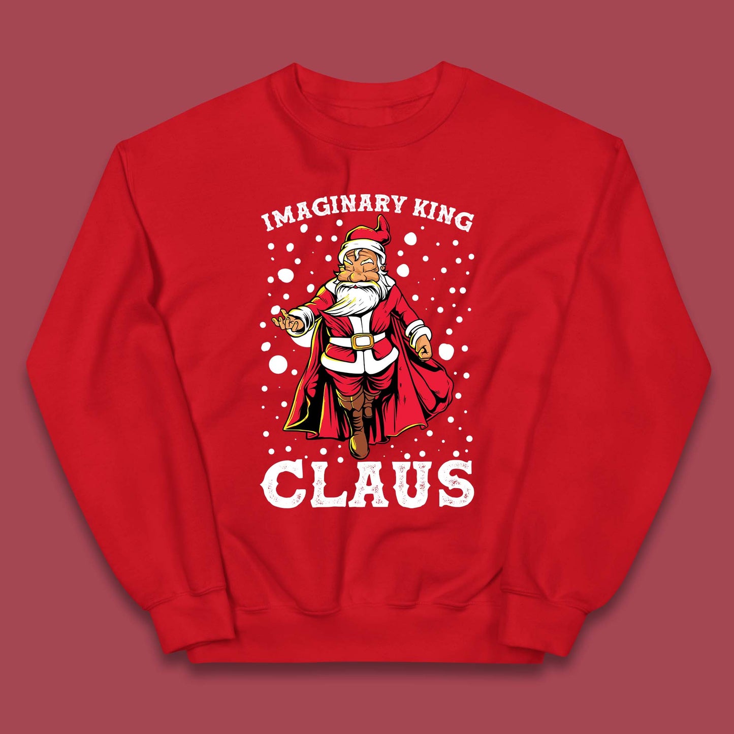 Imaginary King Claus Christmas Kids Jumper