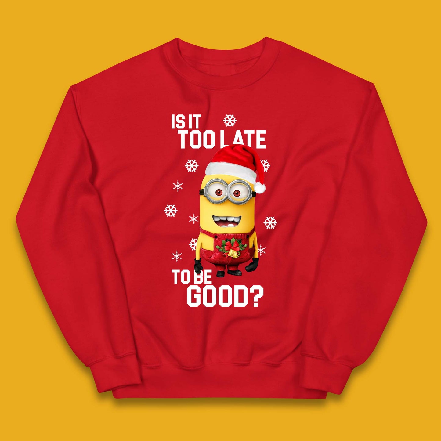 Minion Christmas Kids Jumper