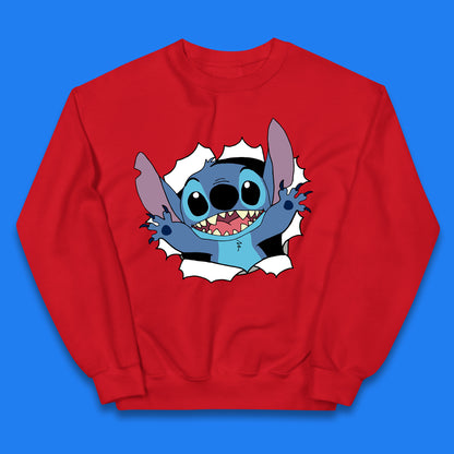 Disney Lilo And Stitch Hello Cartoon Character Ohana Stitch Lover Disneyland Vacation Trip Disney World Kids Jumper