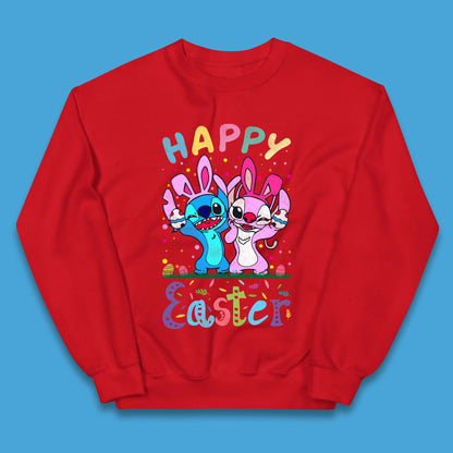 Happy Easter Stitch Kids Jumper