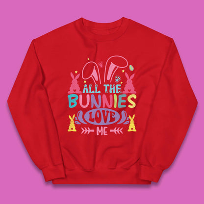 All The Bunnies Love Me Kids Jumper