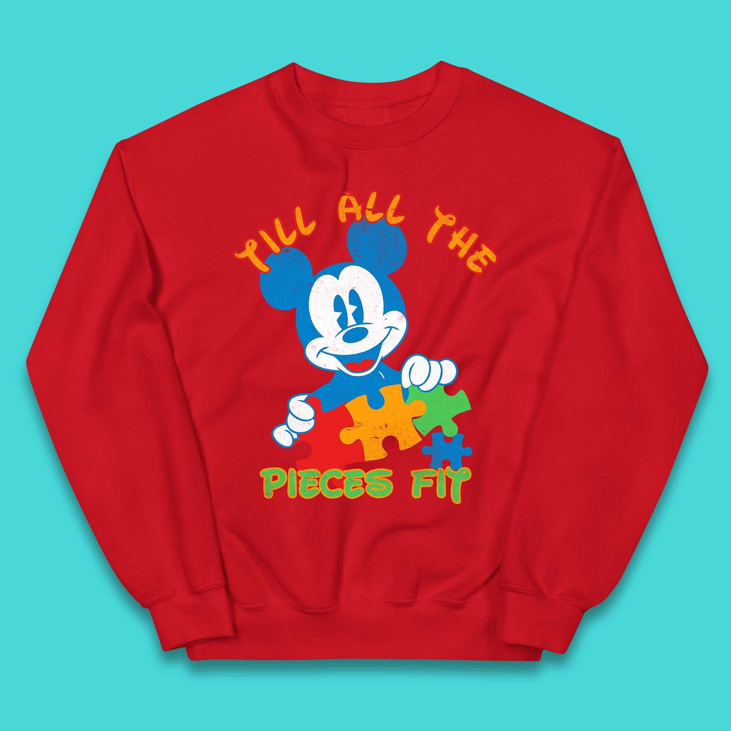 Autism Mickey Mouse Kids Jumper