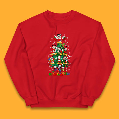 mickey mouse christmas tree sweater