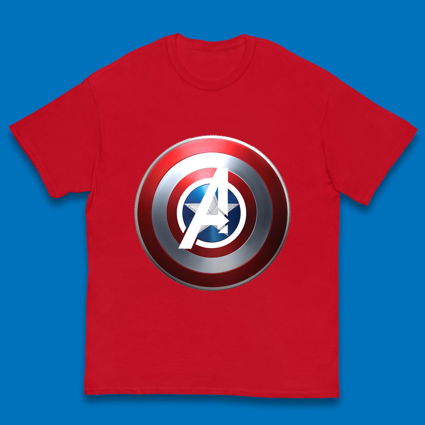 Captain America's Shield Marvel Avengers Captain America Cosplay The Captain Steven Rogers Kids T Shirt