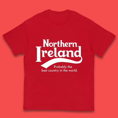 North Ireland Probably The Best Country In The World Uk Constituent Country Northern Ireland Is A Part Of The United Kingdom Kids T Shirt