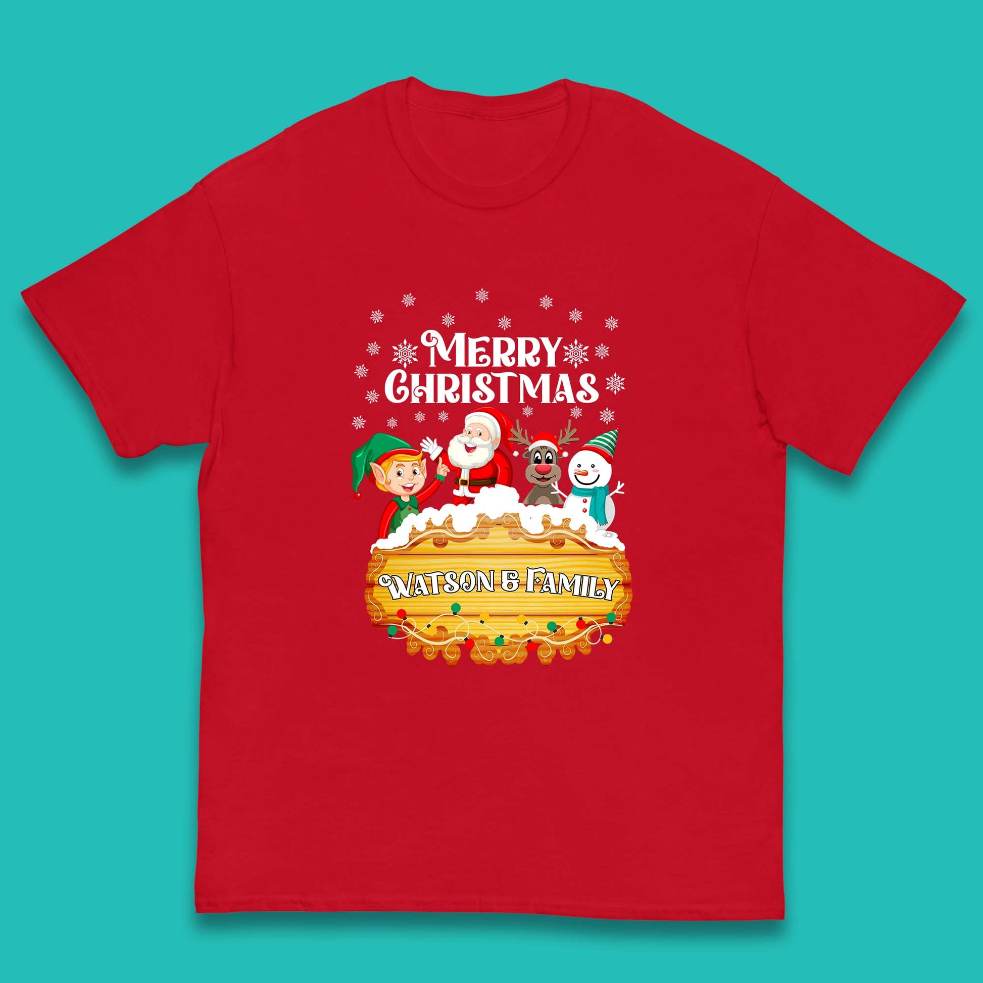 watson family christmas t shirt