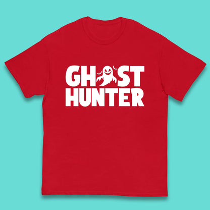 Ghost Hunter Halloween Haunted Ghostbusters Paranormal Investigator Kids T Shirt