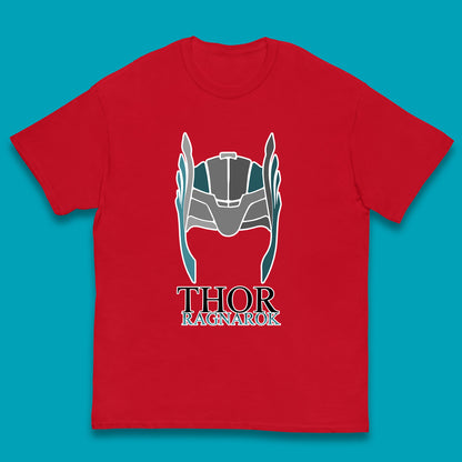 Thor Ragnarok Marvel Avenger Thor Helmet Superhero Movie Character Thor Helmet Ragnarok Kids T Shirt