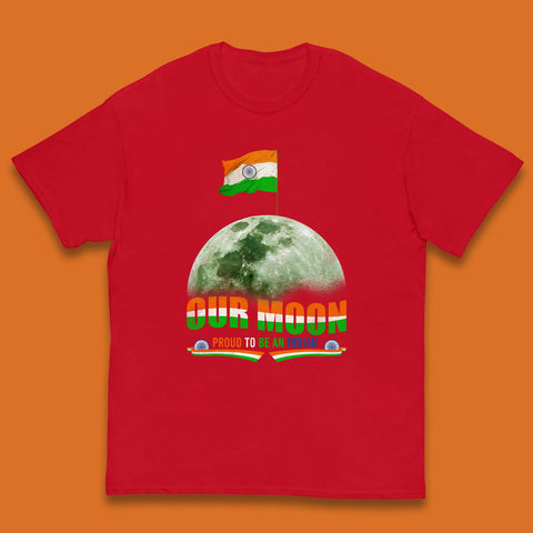 Our Moon Proud To Be An Indian Chandrayaan-3 Soft Landing To The Moon Kids T Shirt