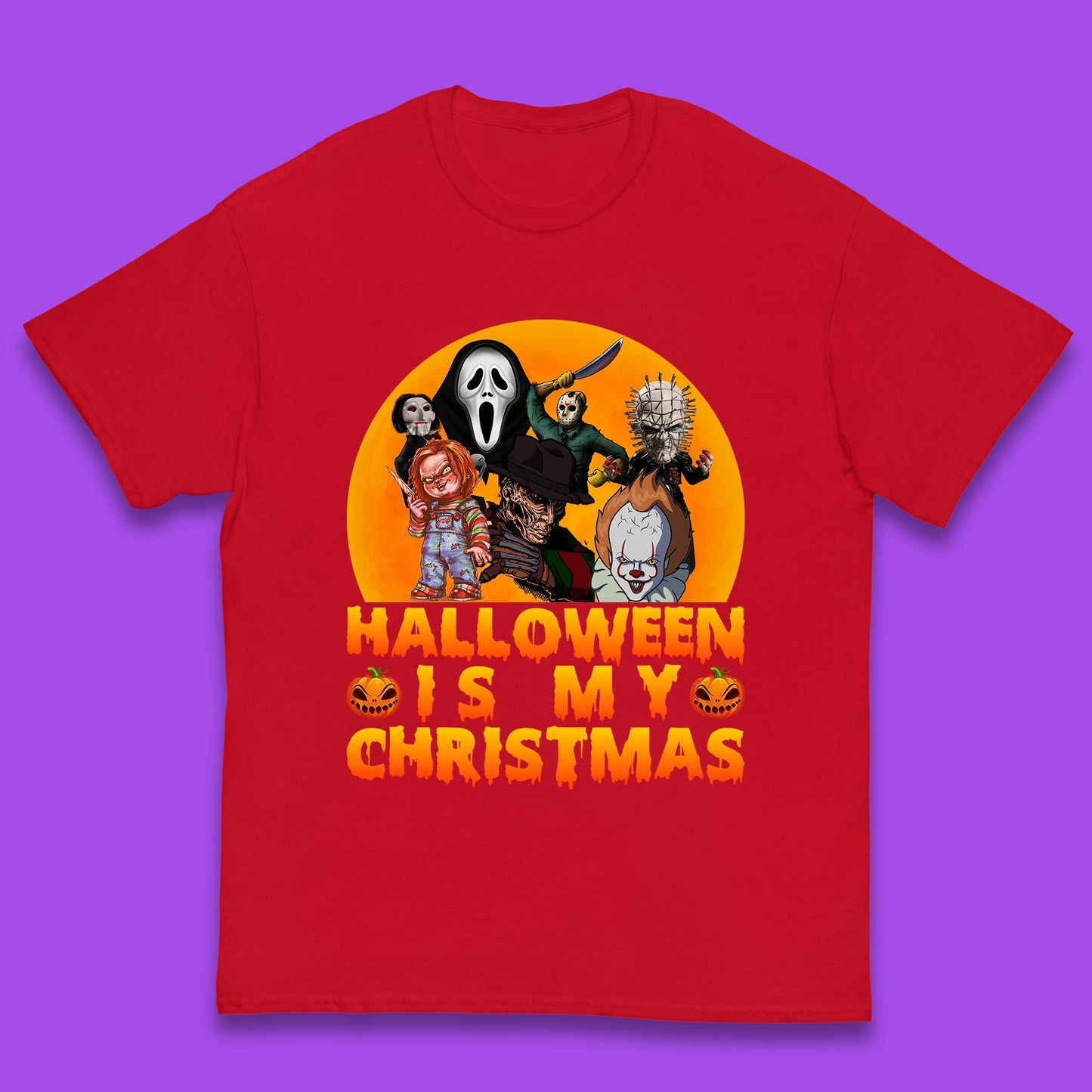 iconic horror movie characters t shirt