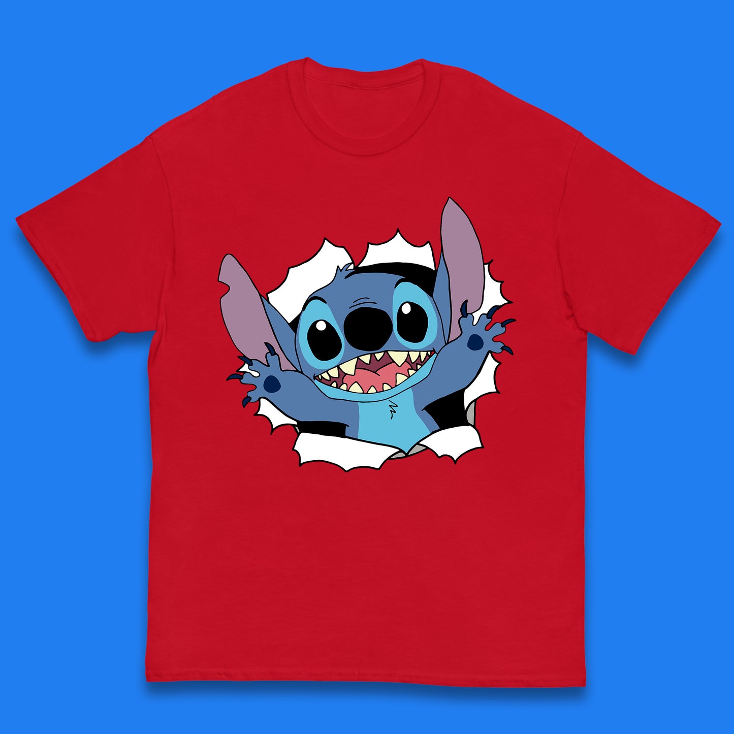 Disney Lilo And Stitch Hello Cartoon Character Ohana Stitch Lover Disneyland Vacation Trip Disney World Kids T Shirt