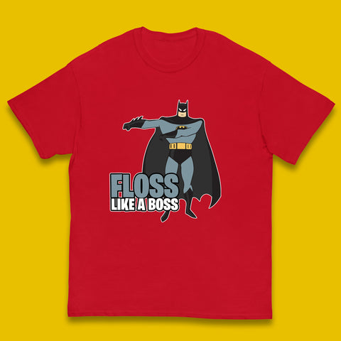 Batman Floss Like A Boss DC Comics Action Adventure Superheros Movie Character Kids T Shirt