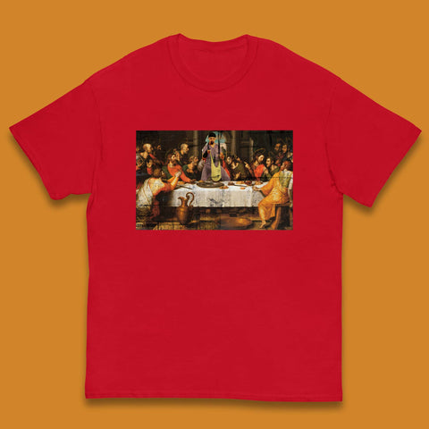 Jesus Quintana The Big Lebowski Dude Last Supper By Juan De Juanes Christmas Religious Christian Motives Kids T Shirt