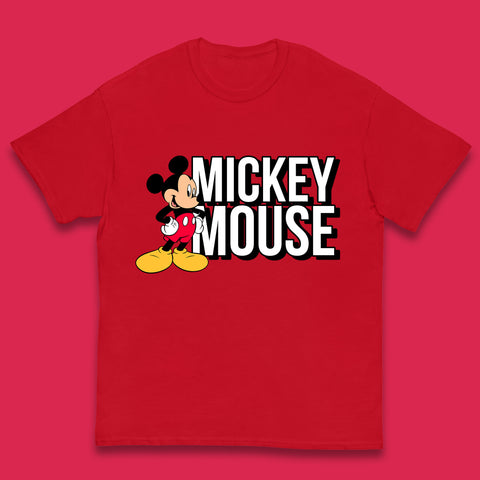 Disney Mickey Mouse Cartoon Character Disneyland Walt Disney Vacation Trip Disney World Kids T Shirt