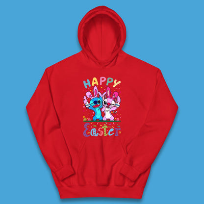 Happy Easter Stitch Kids Hoodie