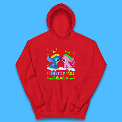 christmas stitch and angel hoodie