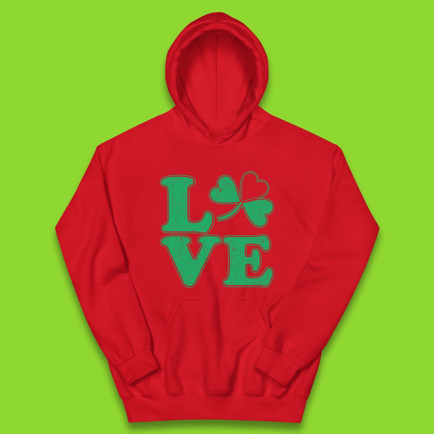 Shamrock Love Kids Hoodie