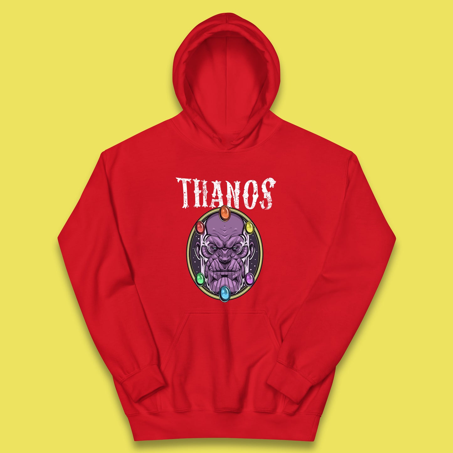 Thanos Avengers Infinity Stones Thanos Comic Book Supervillain Fictional Characters Infinity Gauntlet Marvel Villian Kids Hoodie