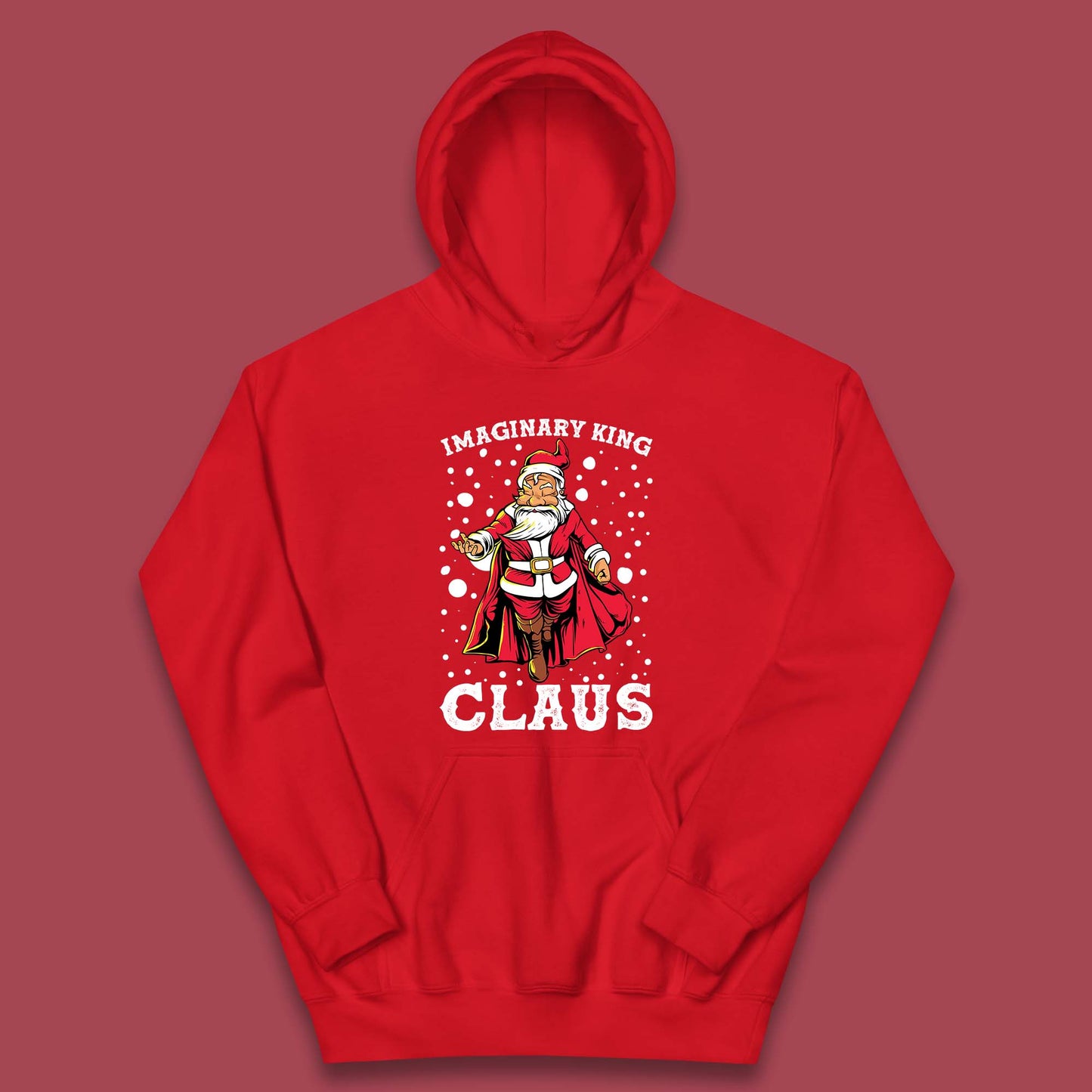 Imaginary King Claus Christmas Kids Hoodie