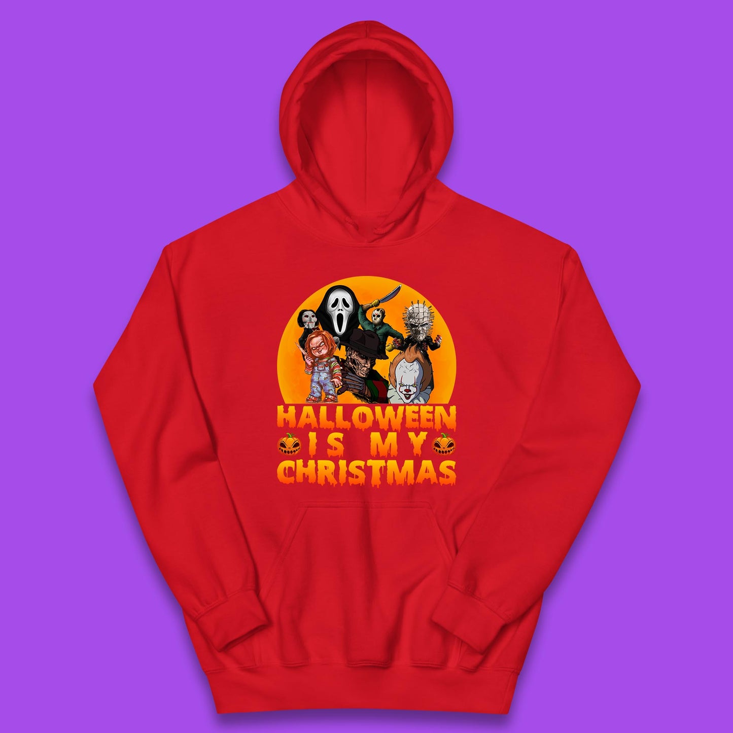 iconic horror movie characters hoodie