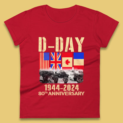 D-Day 80th Anniversary Womens T-Shirt