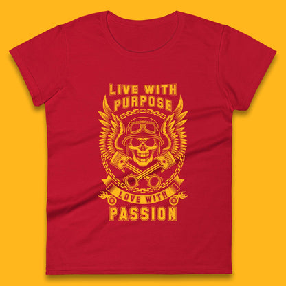 Live With Purpose Live With Passion Womens T-Shirt