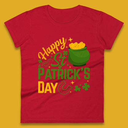 Happy St Patrick's Day Womens T-Shirt