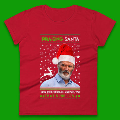 roy keane christmas womens t shirt