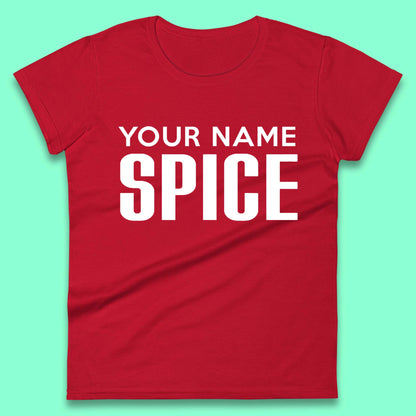 Personalised Spice Girls Womens T-Shirt