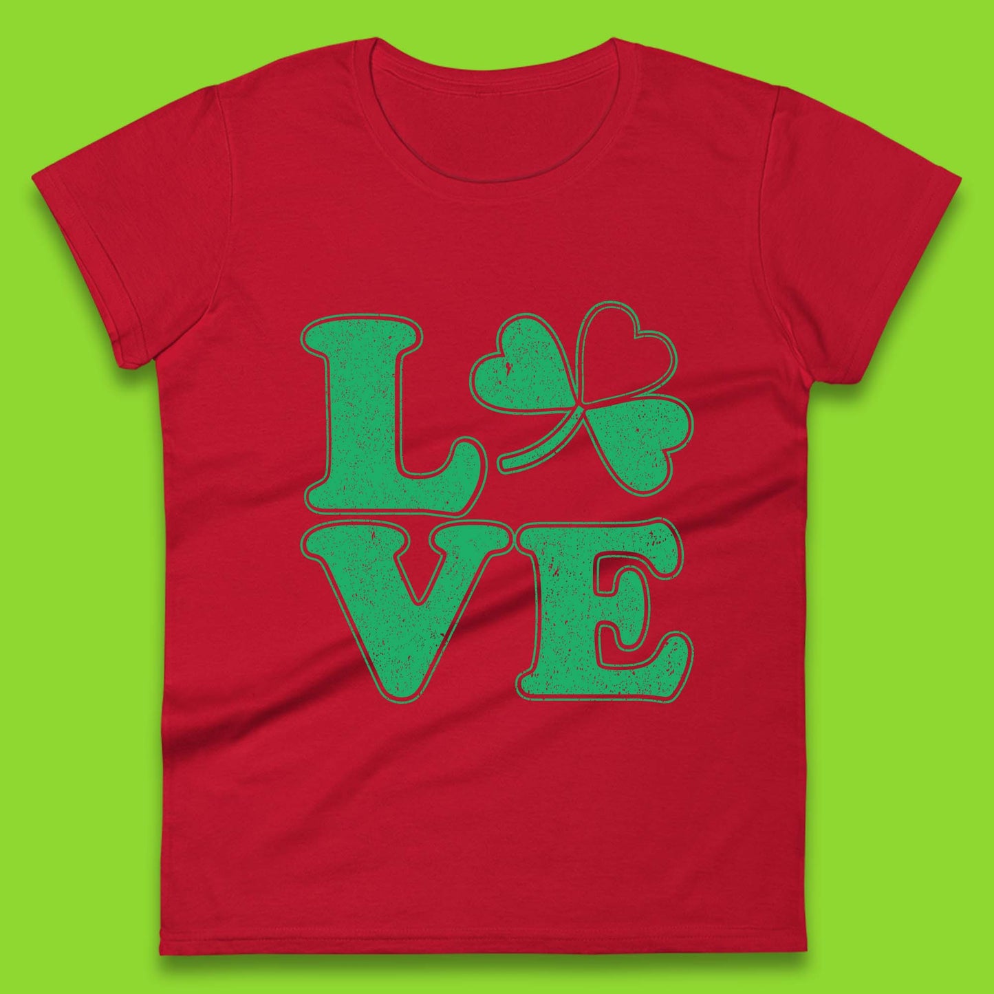 Shamrock Love Womens T-Shirt