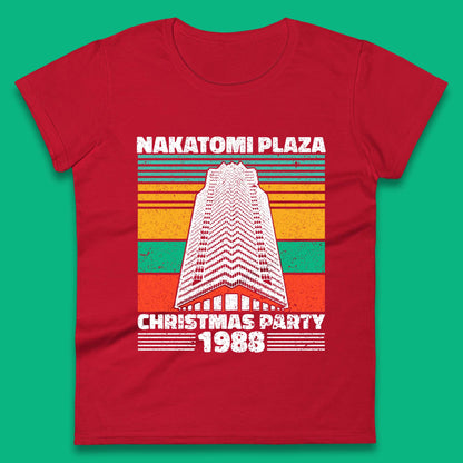 Nakatomi Plaza Christmas Party Womens T-Shirt