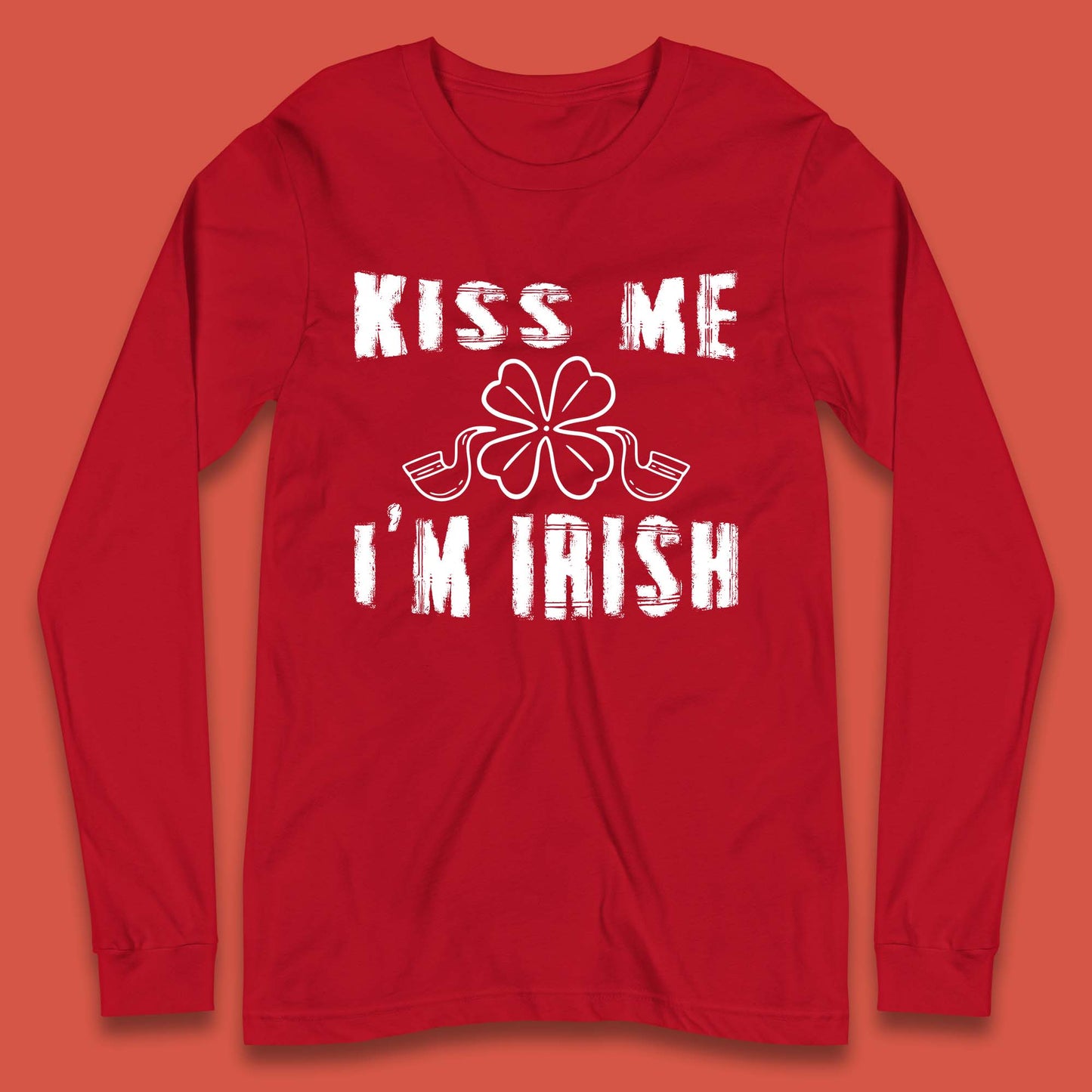 Kiss Me I'm Irish St. Patrick's Day Long Sleeve T-Shirt