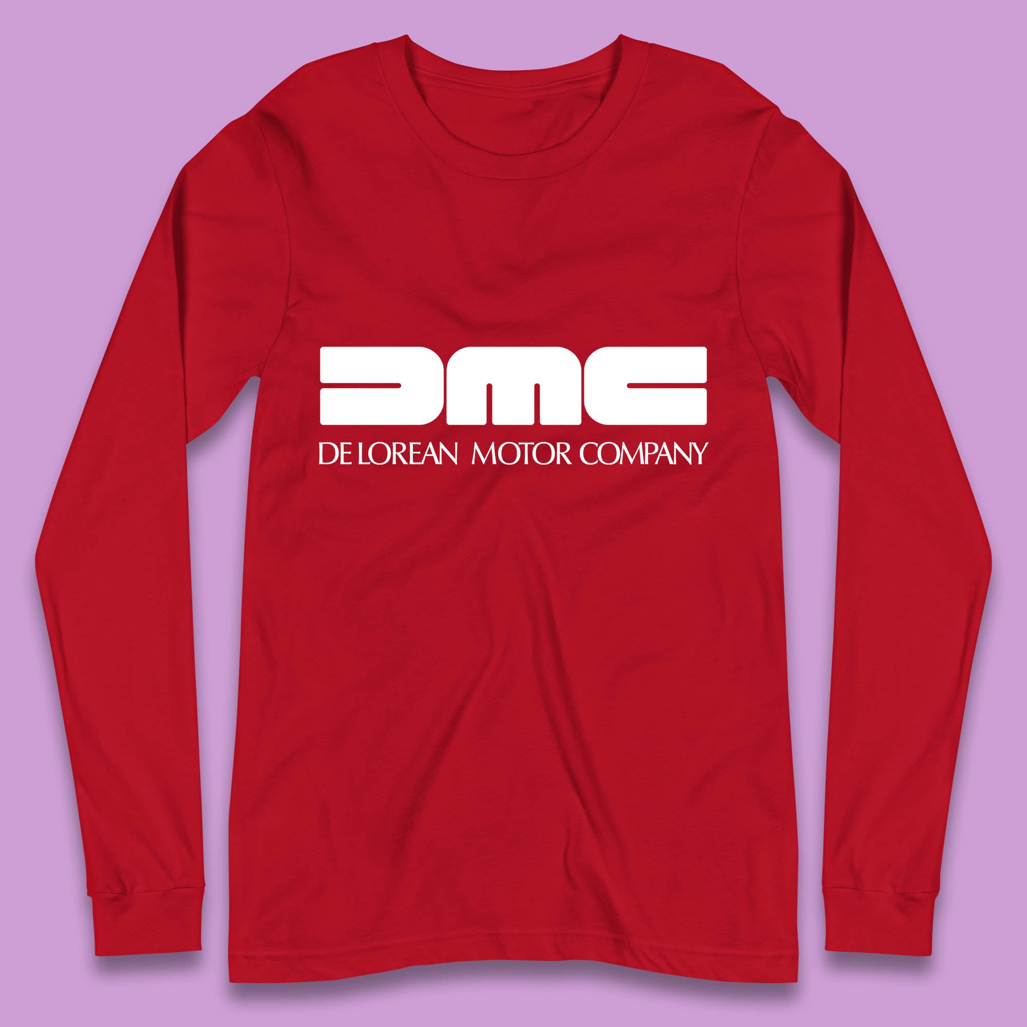 DeLorean Motor Company (DMC) Vintage Logo Back To The Future Long