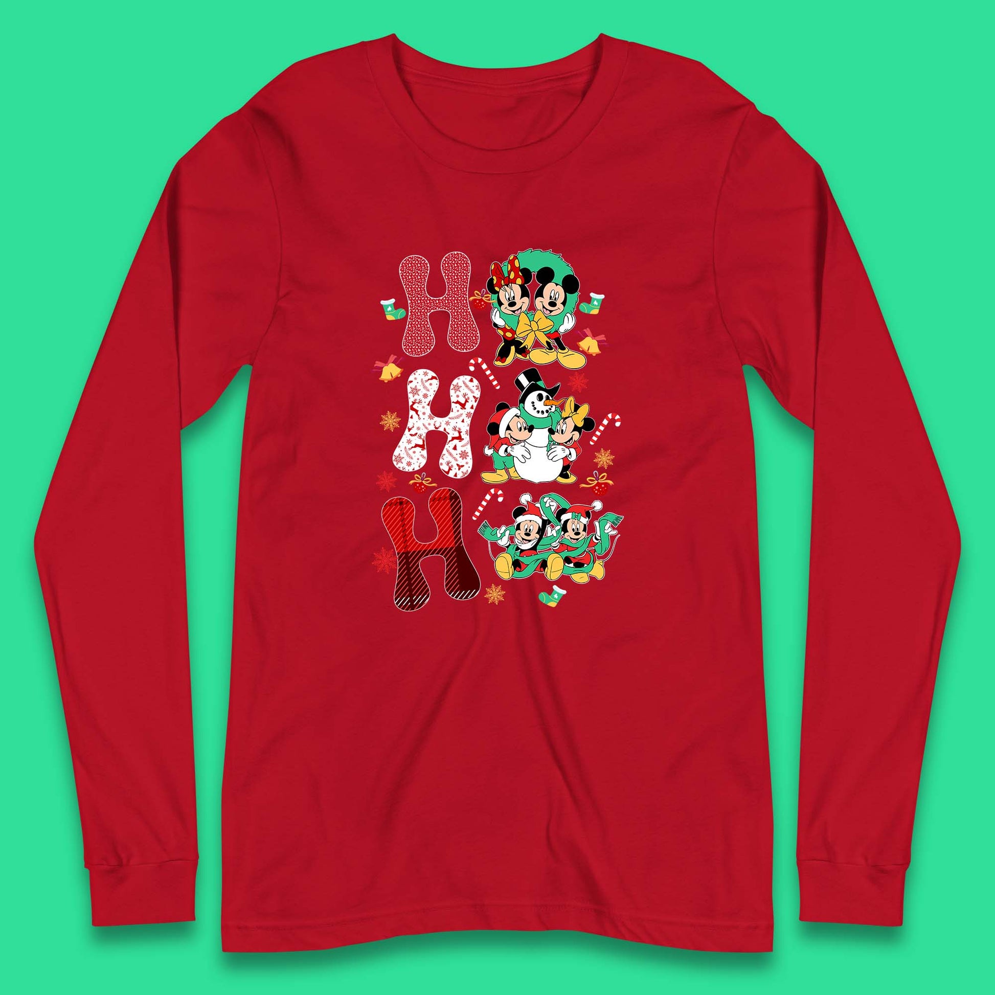 mickey and minnie mouse long sleeve t shirt