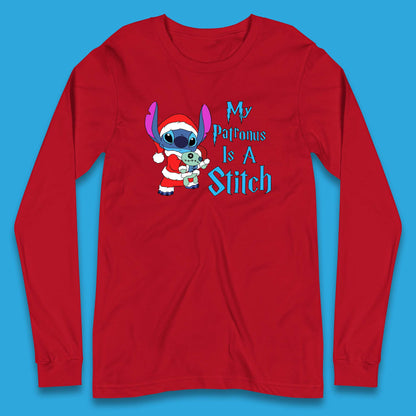 christmas stitch long sleeve shirt