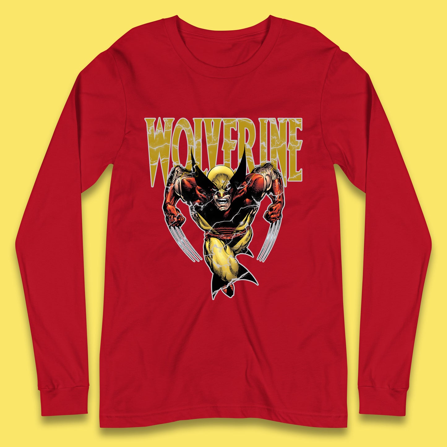 Wolverine Comic book character Marvel Comics Vintage Marvel Wolverine Long Sleeve T Shirt