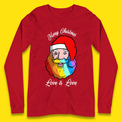 Gay Santa Christmas Long Sleeve T-Shirt