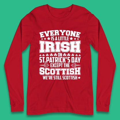 Scottish St Patrick's Day Long Sleeve T-Shirt