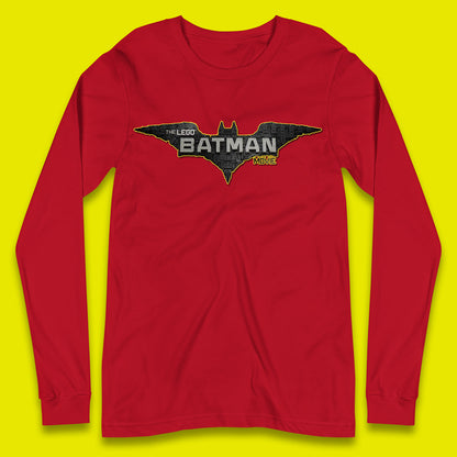 The Lego Batman Movie Computer Animated Superhero Comedy Film DC Comics Lego Batman Long Sleeve T Shirt