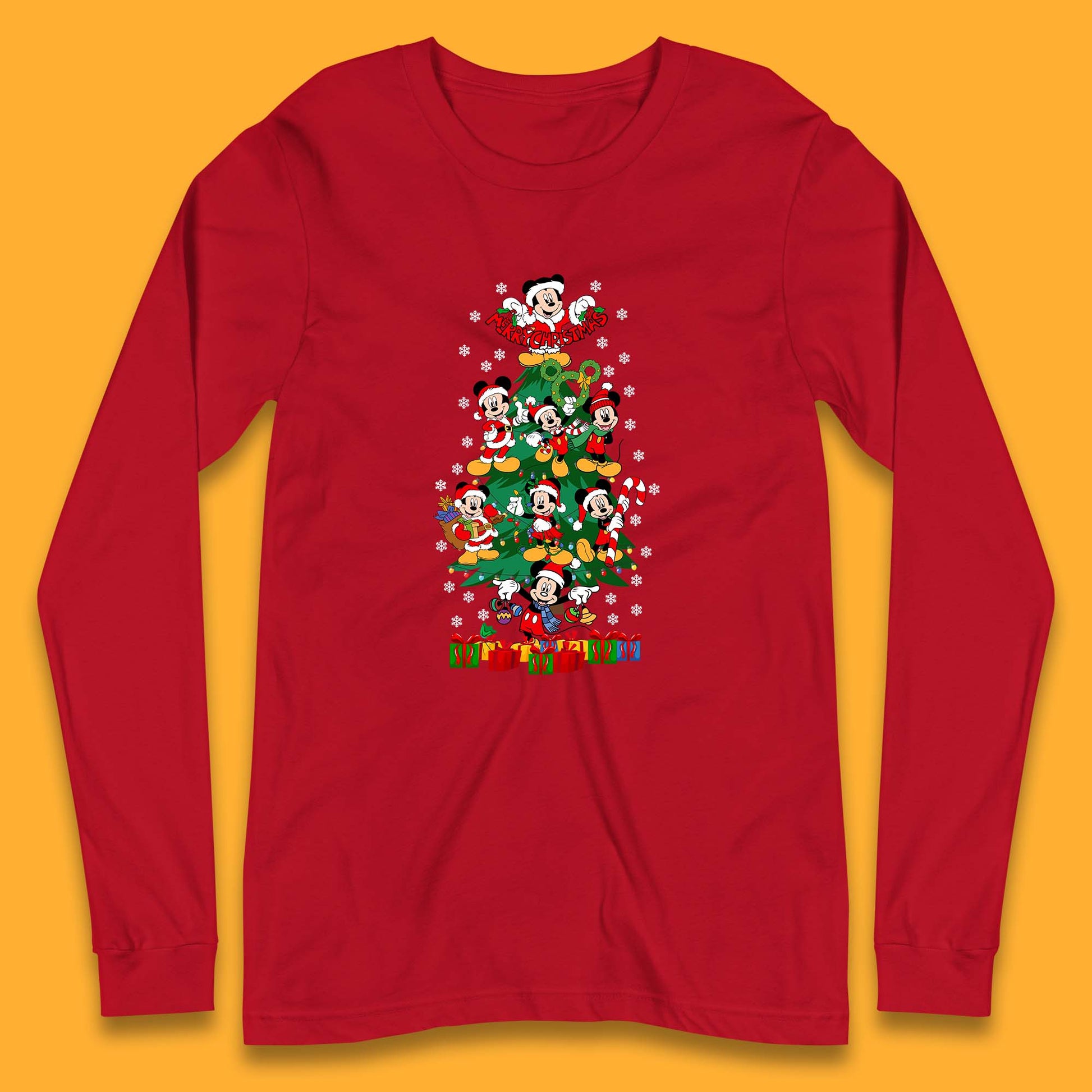 mickey mouse christmas tee