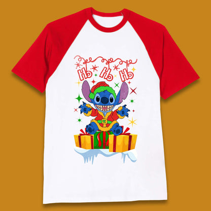 Elf Stitch Christmas Baseball T-Shirt