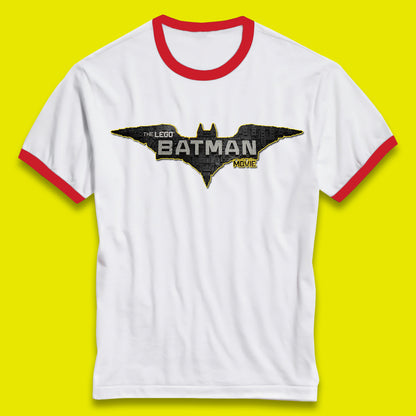 The Lego Batman Movie Computer Animated Superhero Comedy Film DC Comics Lego Batman Ringer T Shirt