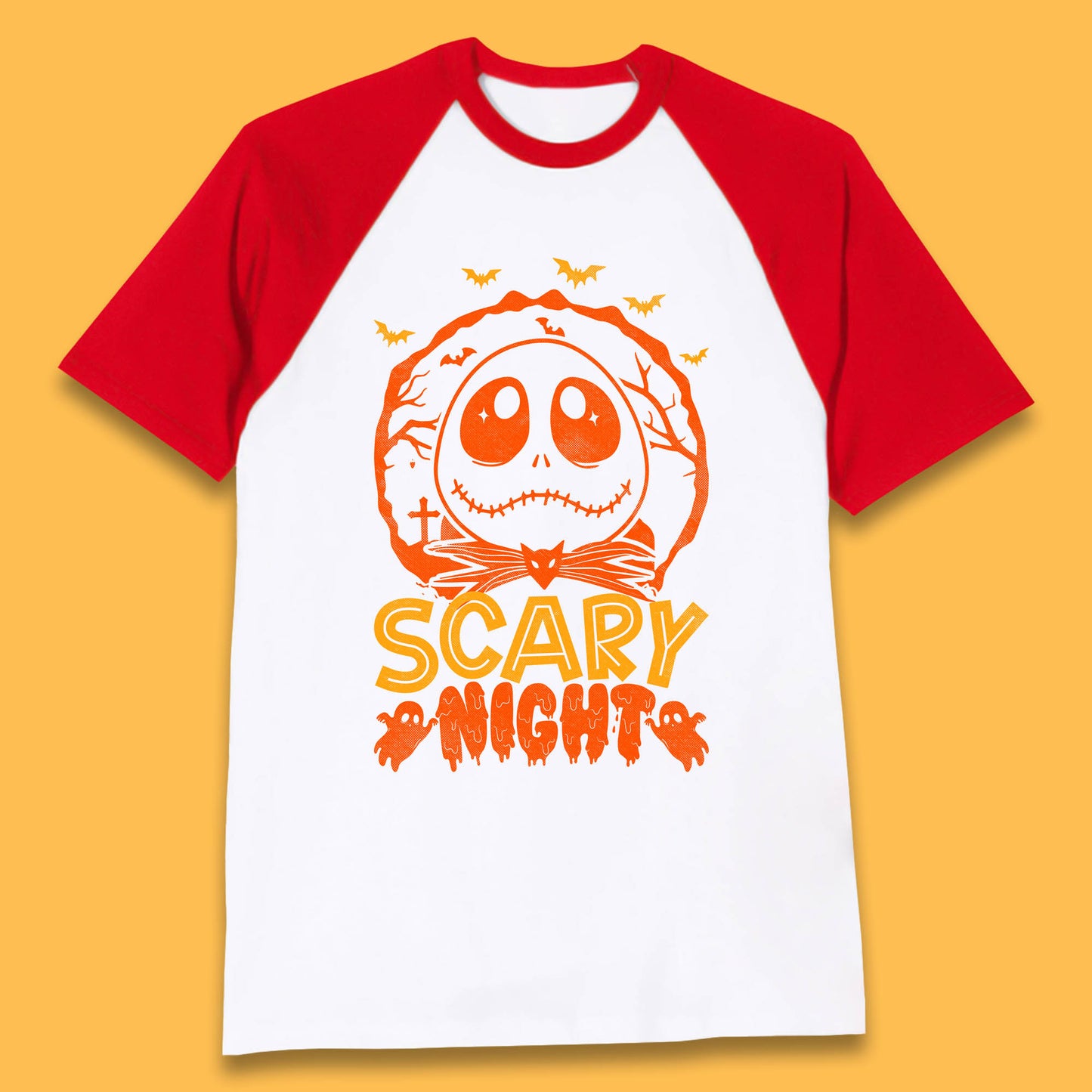 jack skellington baseball t shirt