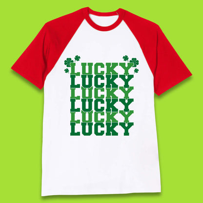 Lucky St Patrick's Day Baseball T-Shirt