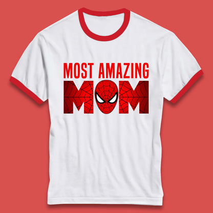 Most Amazing Spider Mom Ringer T-Shirt