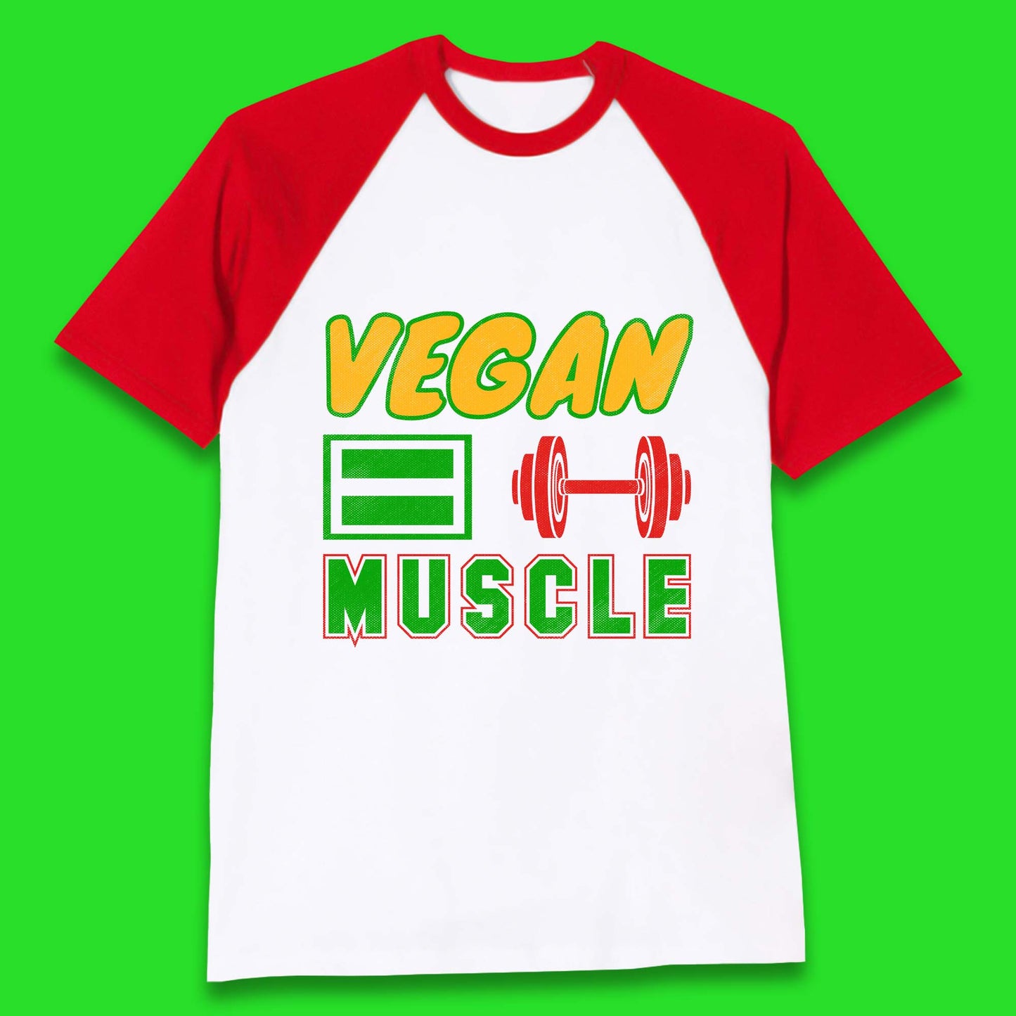 Vegan Muscle Baseball T-Shirt