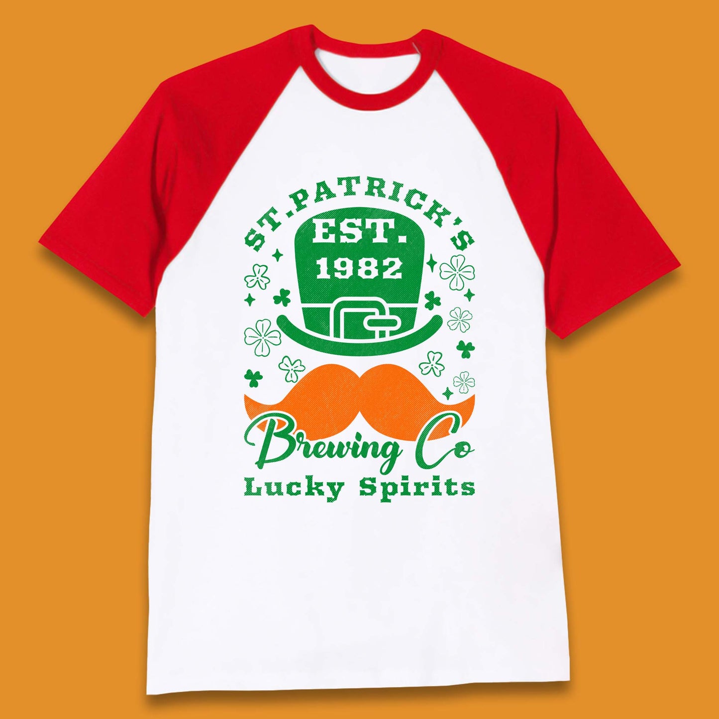 St. Patrick's EST 1982 Brewing Co Baseball T-Shirt