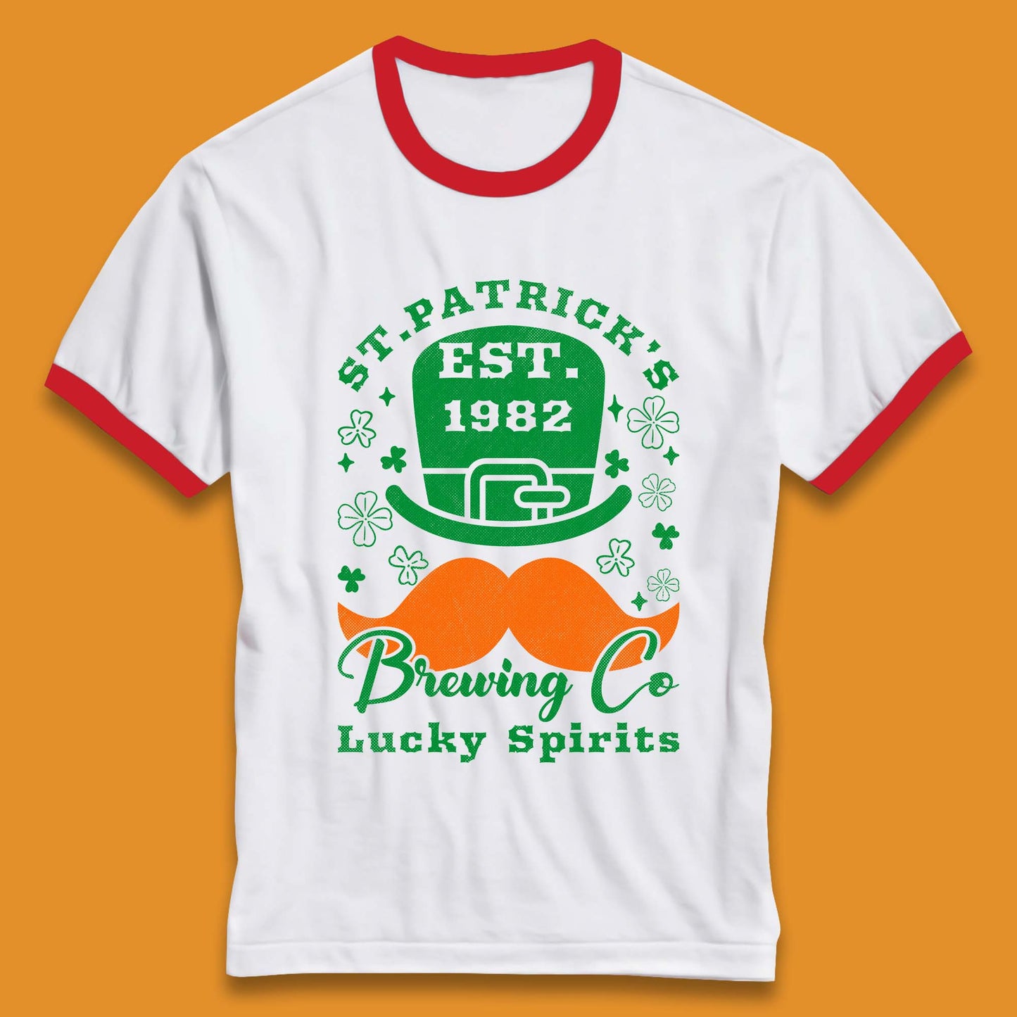 St. Patrick's EST 1982 Brewing Co Ringer T-Shirt