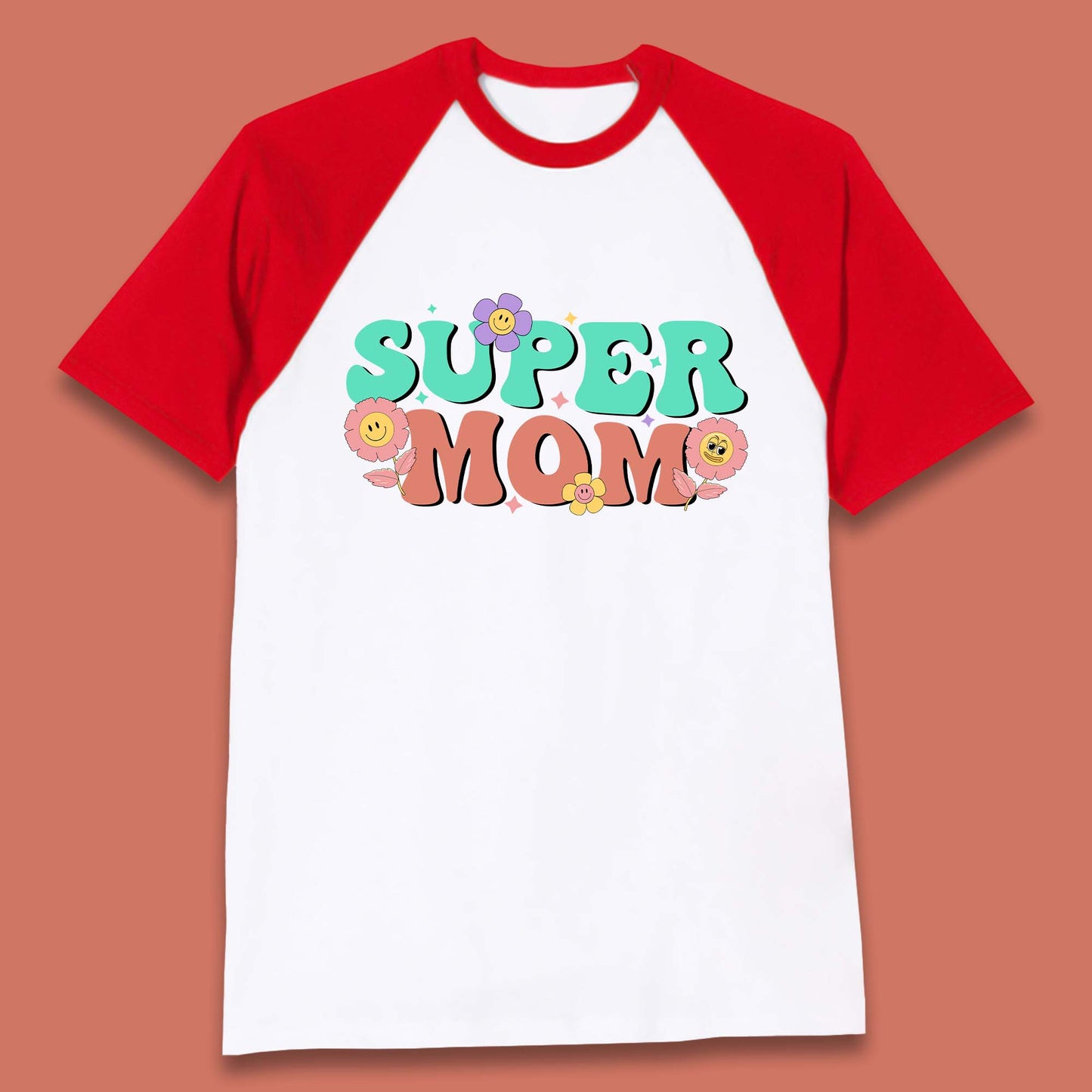 Super Mom Baseball T-Shirt